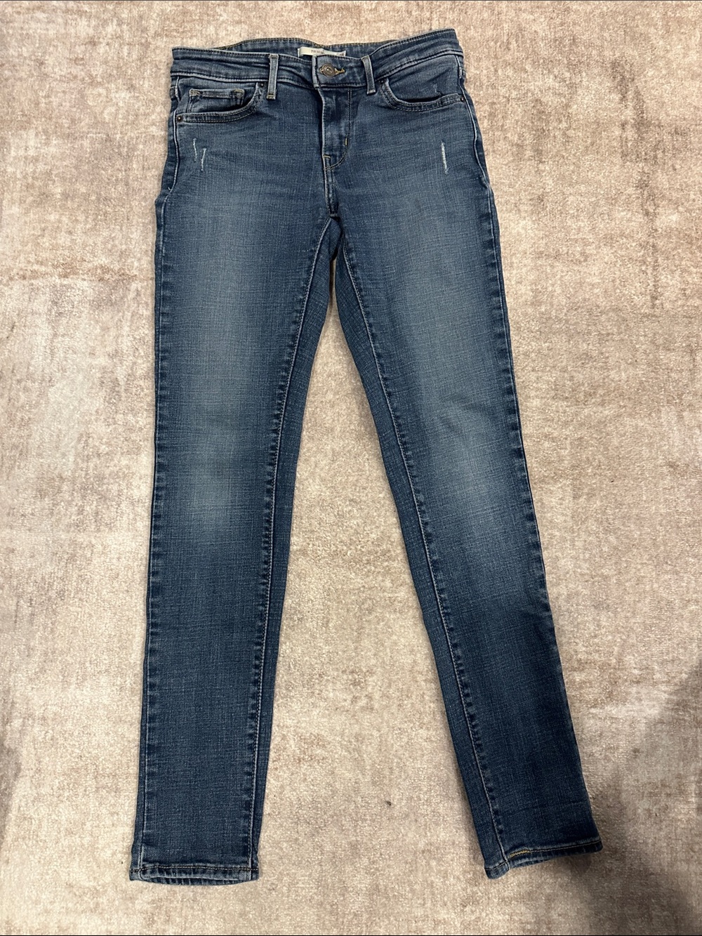Women's 711 Skinny Jeans - Dark Blue Wash